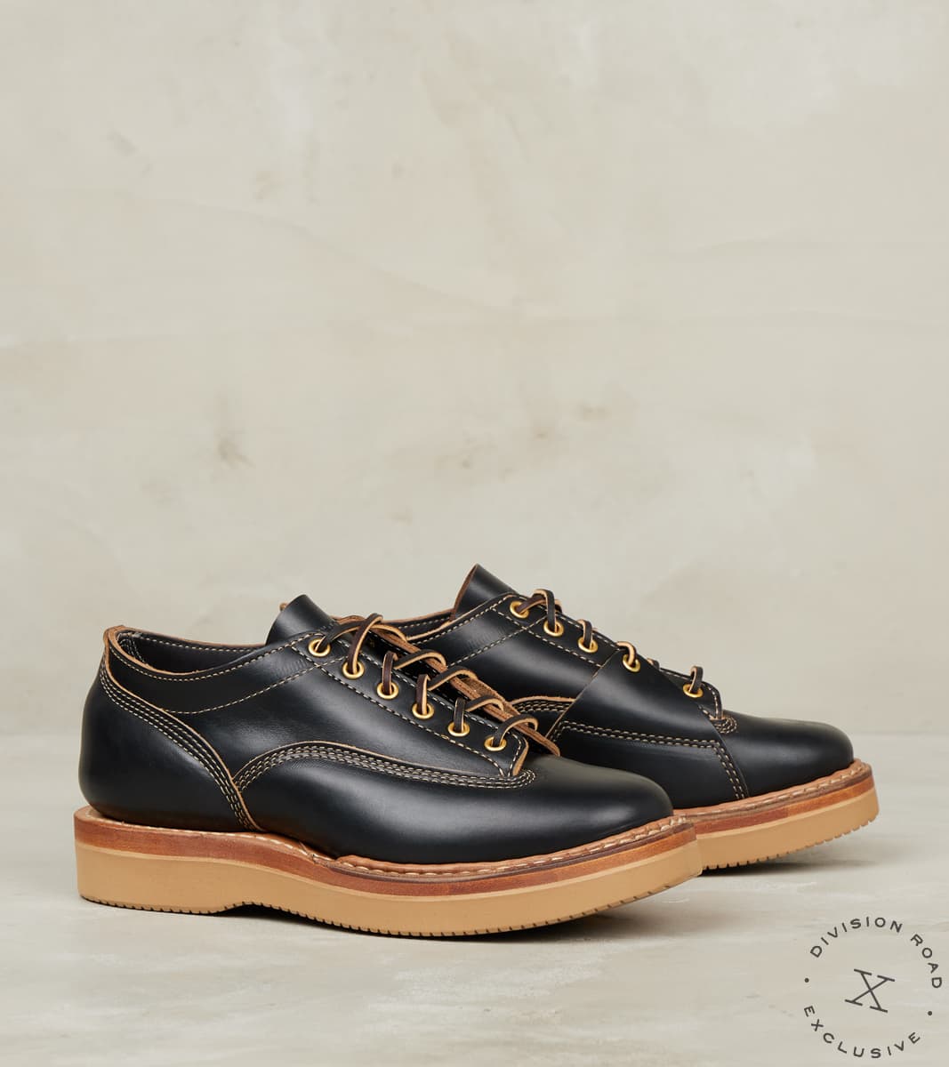 White's x Division Road LTT Oxford 300 - 55 - Vibram 2060 - Black CXL