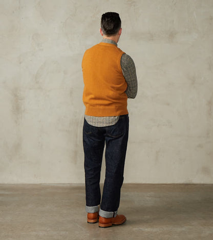 Oxford Camelhair Vest - Ochre
