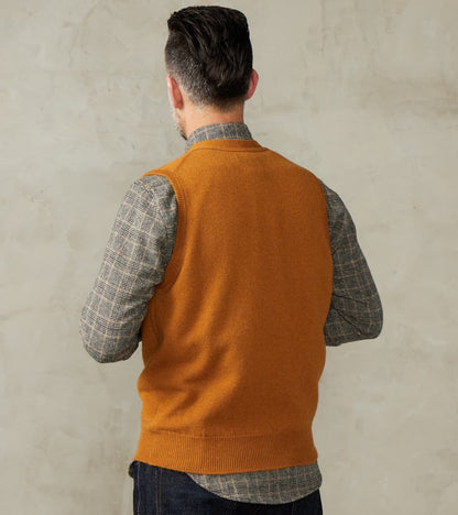Oxford Camelhair Vest - Ochre