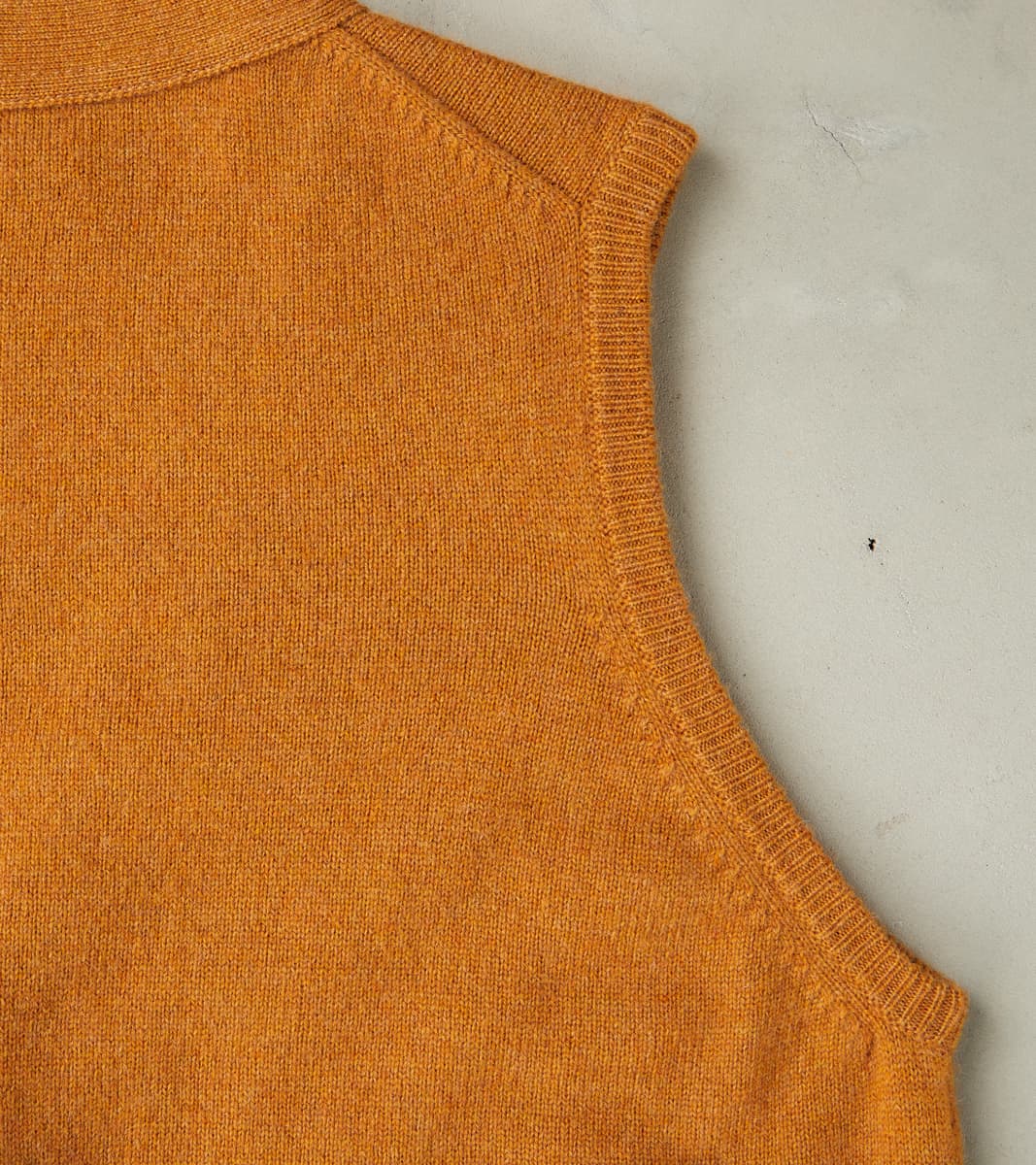 Oxford Camelhair Vest - Ochre