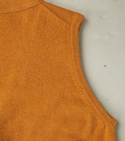 Oxford Camelhair Vest - Ochre