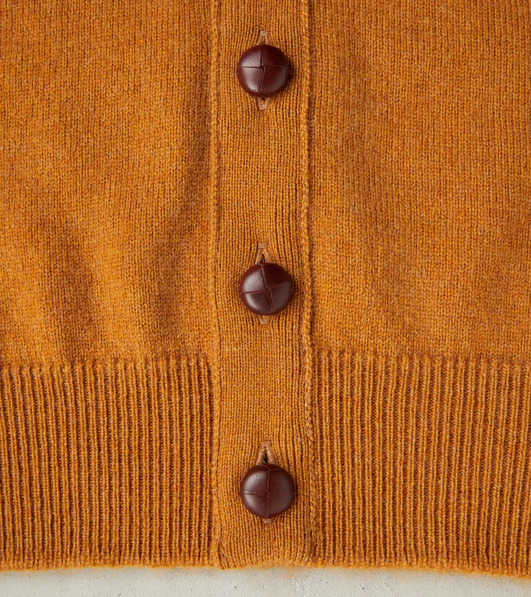 Oxford Camelhair Vest - Ochre