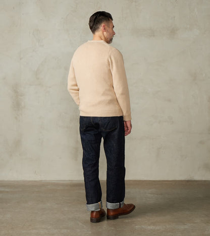 Berkshire Camelhair Cardigan - Ecru