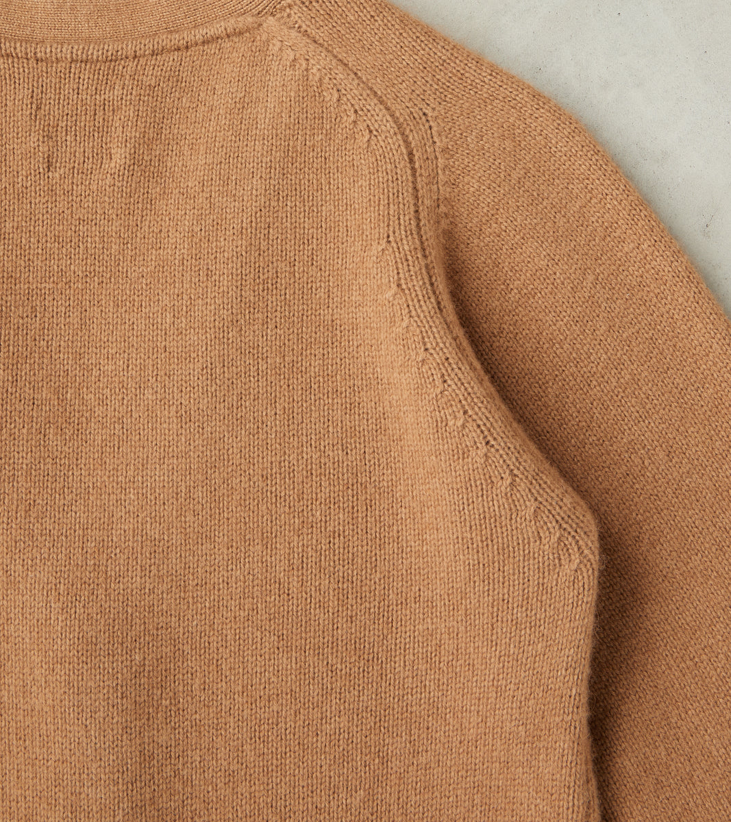 Berkshire Camelhair Cardigan - Natural