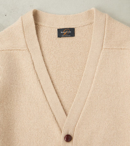 Berkshire Camelhair Cardigan - Ecru