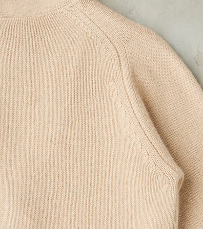 Berkshire Camelhair Cardigan - Ecru