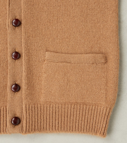 Berkshire Camelhair Cardigan - Natural