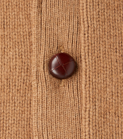 Berkshire Camelhair Cardigan - Natural