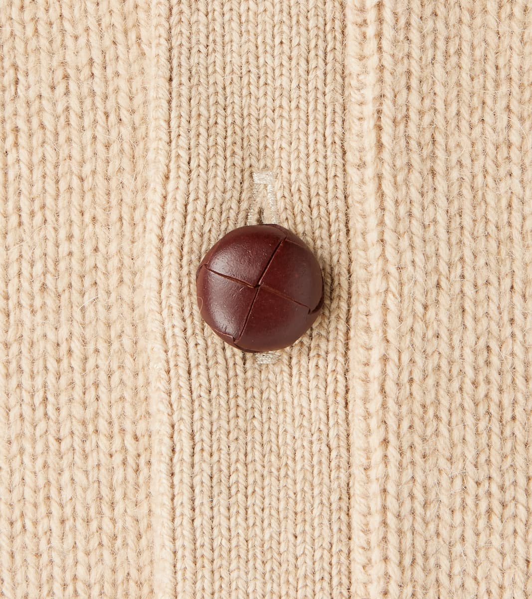 Berkshire Camelhair Cardigan - Ecru