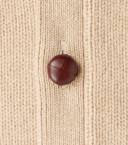 Berkshire Camelhair Cardigan - Ecru