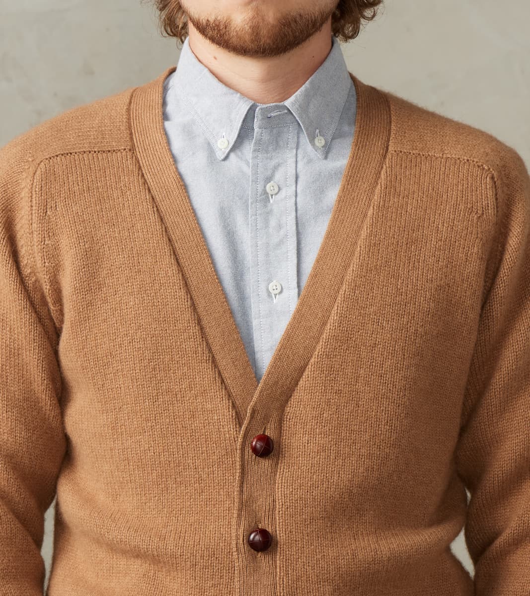 Berkshire Camelhair Cardigan - Natural