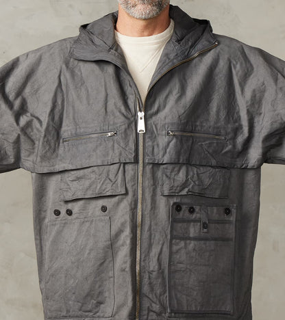 Double Layer Work Jacket - Supima Cotton Chino Twill - Shii Tree Dorozome