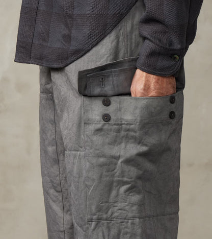 Double Knee Cargo Pants - Supima Cotton Chino Twill - Shii Tree Dorozome