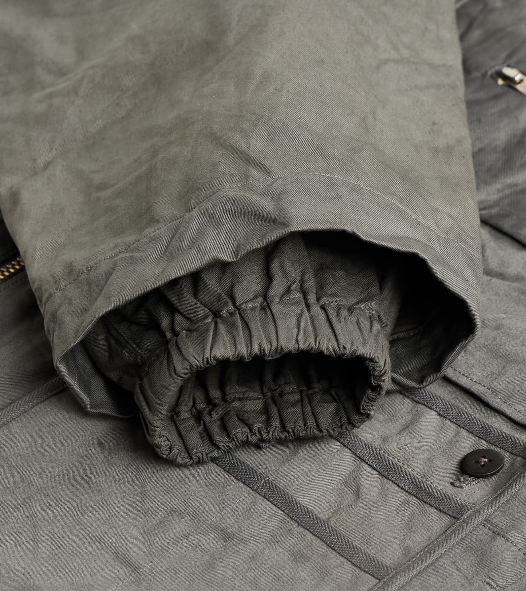 Double Layer Work Jacket - Supima Cotton Chino Twill - Shii Tree Dorozome