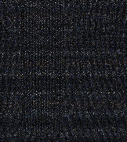 Gradation Trace of Repair High Neck Cardigan - Navy Black