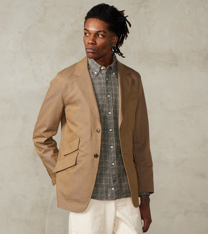 ts(s) Single Breasted 2-Button Jacket - Cotton Recycled Polyester Twil…