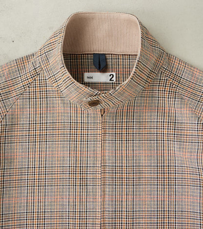 Harrington Jacket - Smoky Plaid Cotton Twill Cloth - Glenplaid