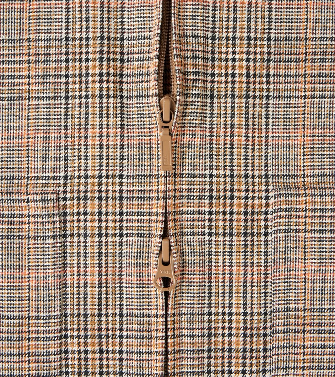 Harrington Jacket - Smoky Plaid Cotton Twill Cloth - Glenplaid