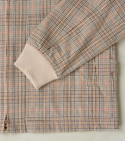 Harrington Jacket - Smoky Plaid Cotton Twill Cloth - Glenplaid
