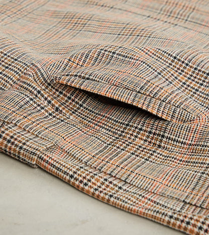 Harrington Jacket - Smoky Plaid Cotton Twill Cloth - Glenplaid