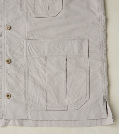Military Shirt Jacket - Smokey Oxford Broadcloth - Gray