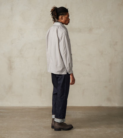 Military Shirt Jacket - Smokey Oxford Broadcloth - Gray