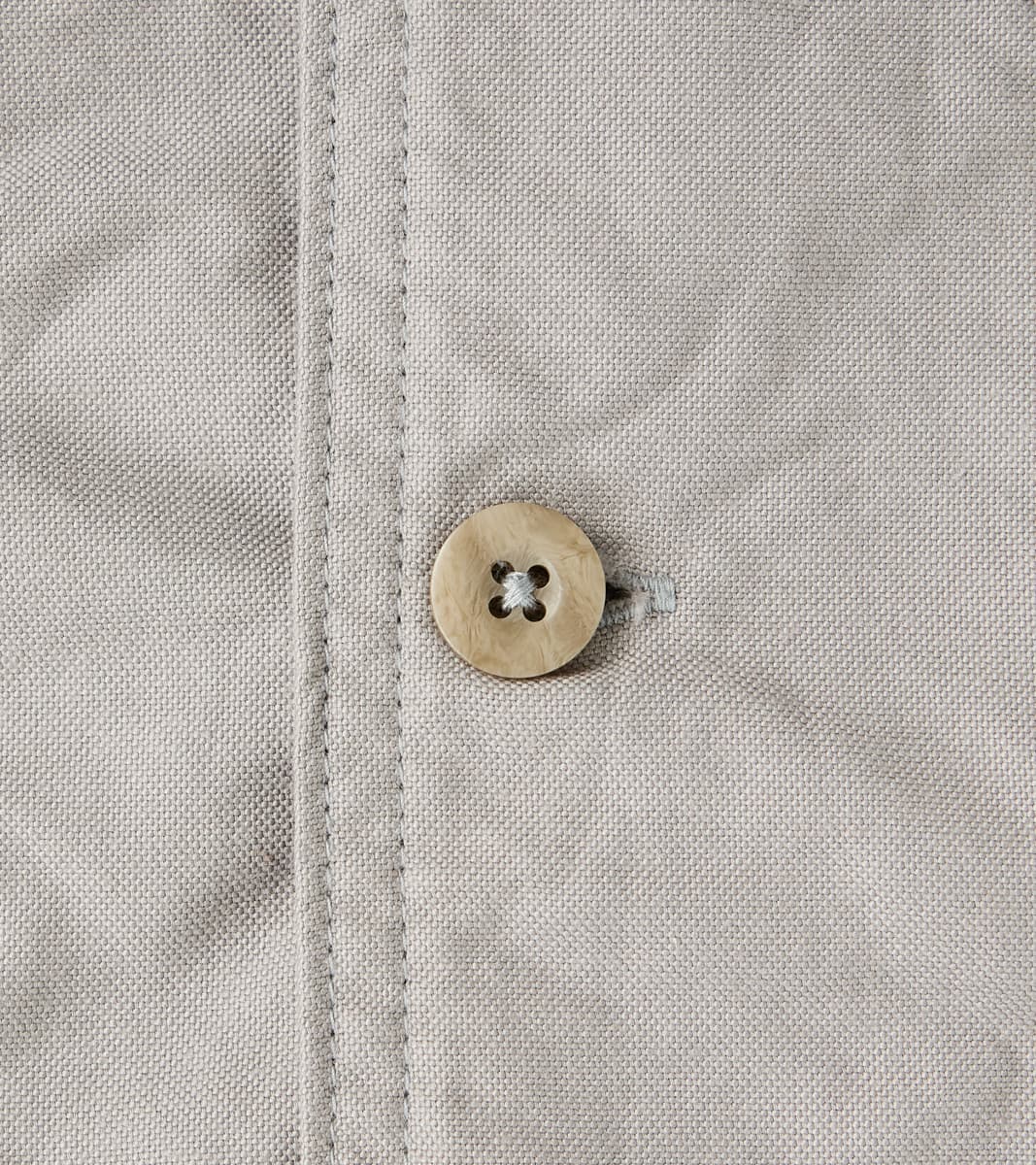 Military Shirt Jacket - Smokey Oxford Broadcloth - Gray