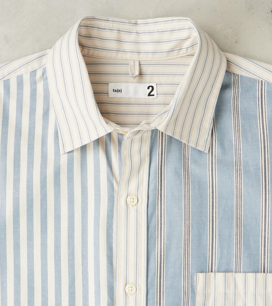 Baggy Fit Crazy Shirt - Organic Cotton Oxford Cloth - Blue