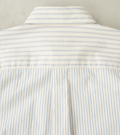 Baggy Fit Crazy Shirt - Organic Cotton Oxford Cloth - Blue