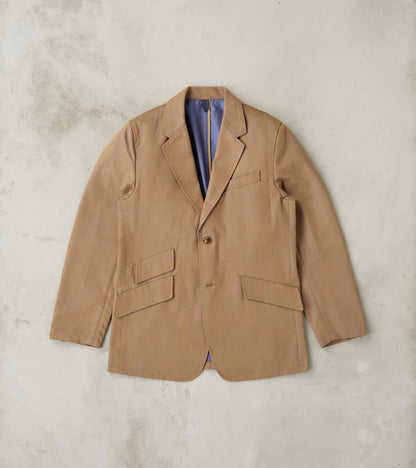 ts(s) Single Breasted 2-Button Jacket - Cotton Recycled Polyester Twil…