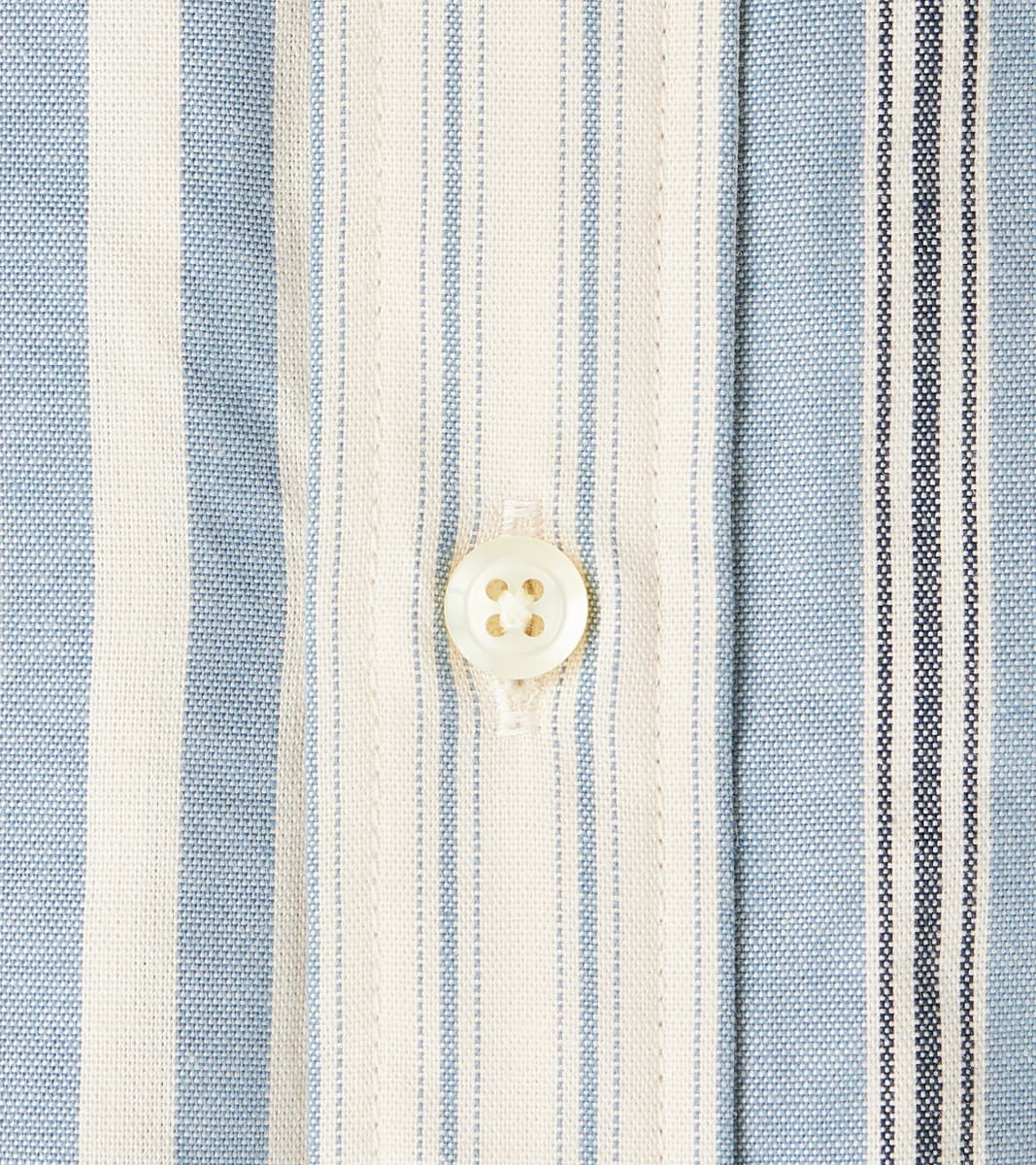Baggy Fit Crazy Shirt - Organic Cotton Oxford Cloth - Blue