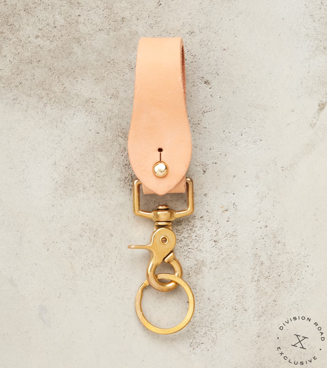 IHxDR OGL Leather Key Fob - Natural