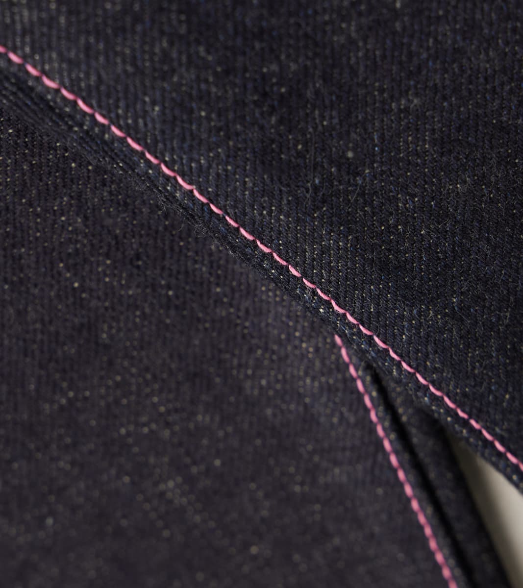 Division Road Momotaro Jeans - 0405-BE - High Tapered - 18oz Indigo x Beige